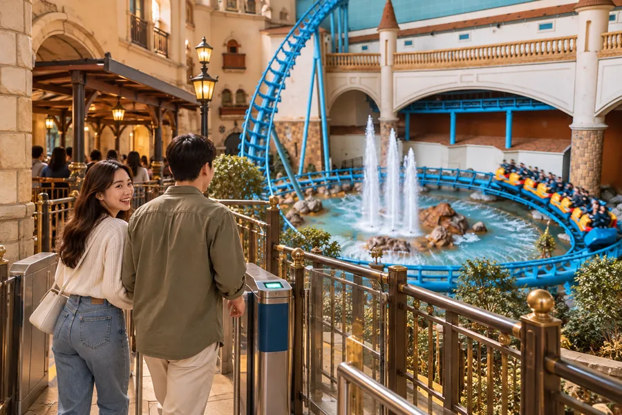 Akses prioritas ke wahana Lotte World