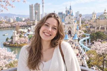 Porträt von Emma R. in Lotte World